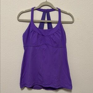Lululemon Vibrant Purple Workout Tank
